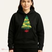 Serial Killer Christmas Tree Crime Scene True Crime Hoodie thumb 5