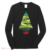 Serial Killer Christmas Tree Crime Scene True Crime Long Sleeve Shirt thumb 0