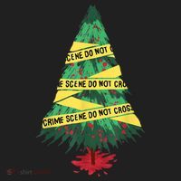 Serial Killer Christmas Tree Crime Scene True Crime Beanie thumb 2