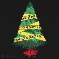 Serial Killer Christmas Tree Crime Scene True Crime Pajama Set thumb 2