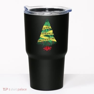 Serial Killer Christmas Tree Crime Scene True Crime Tumbler