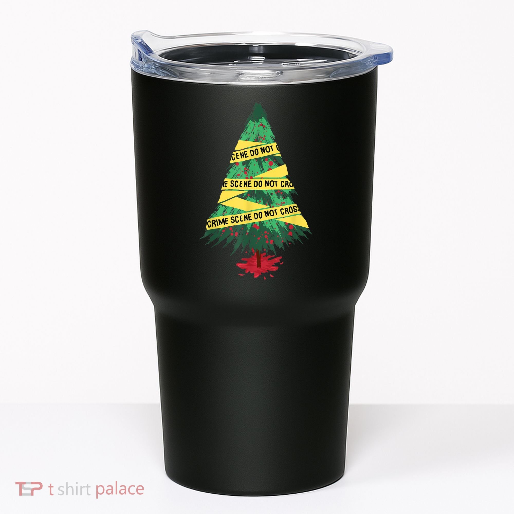 Serial Killer Christmas Tree Crime Scene True Crime Tumbler