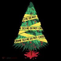 Serial Killer Christmas Tree Crime Scene True Crime Ornament thumb 1