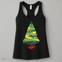 Serial Killer Christmas Tree Crime Scene True Crime Women's Tank Top thumb 3