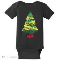 Serial Killer Christmas Tree Crime Scene True Crime Baby Bodysuit thumb 0