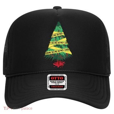 Serial Killer Christmas Tree Crime Scene True Crime Hat