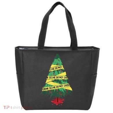 Serial Killer Christmas Tree Crime Scene True Crime Tote Bag