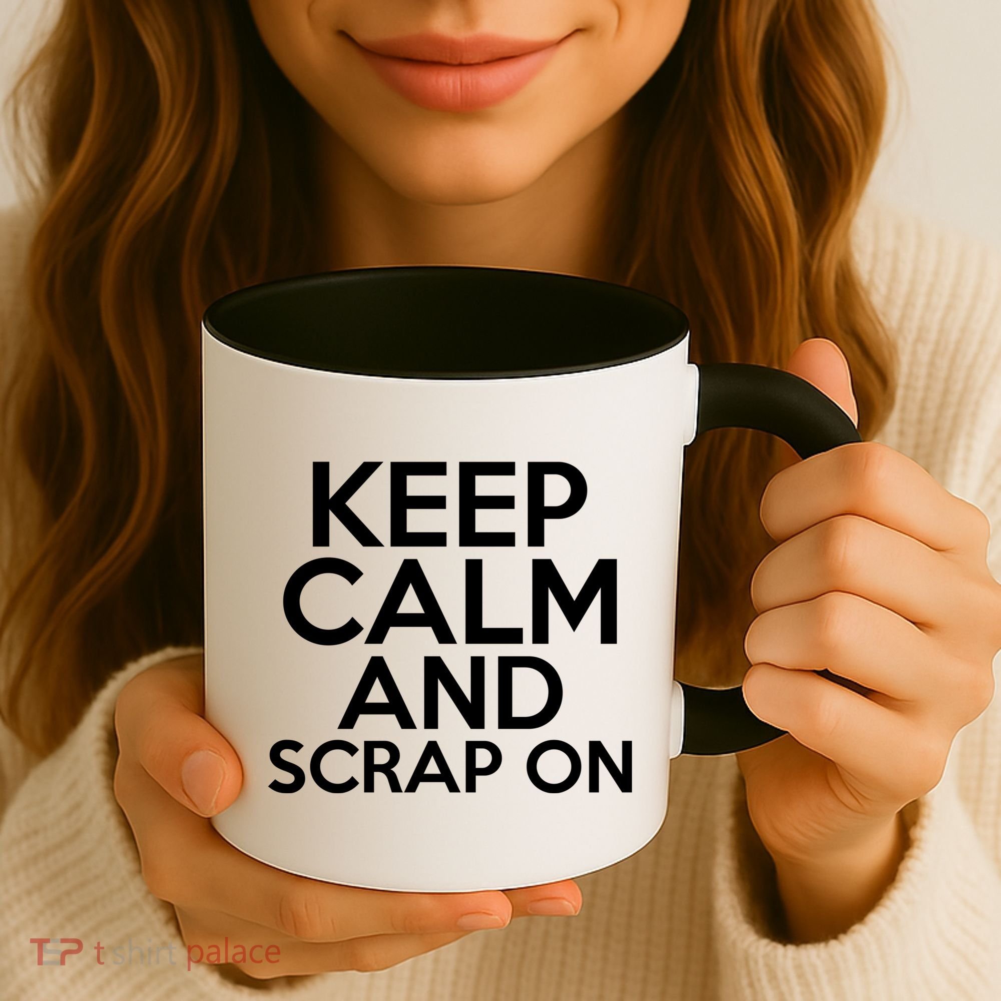 Scrapbook Keep Calm And Scrap On I Do Crafts Scrapbooking Gift Coffee Mug