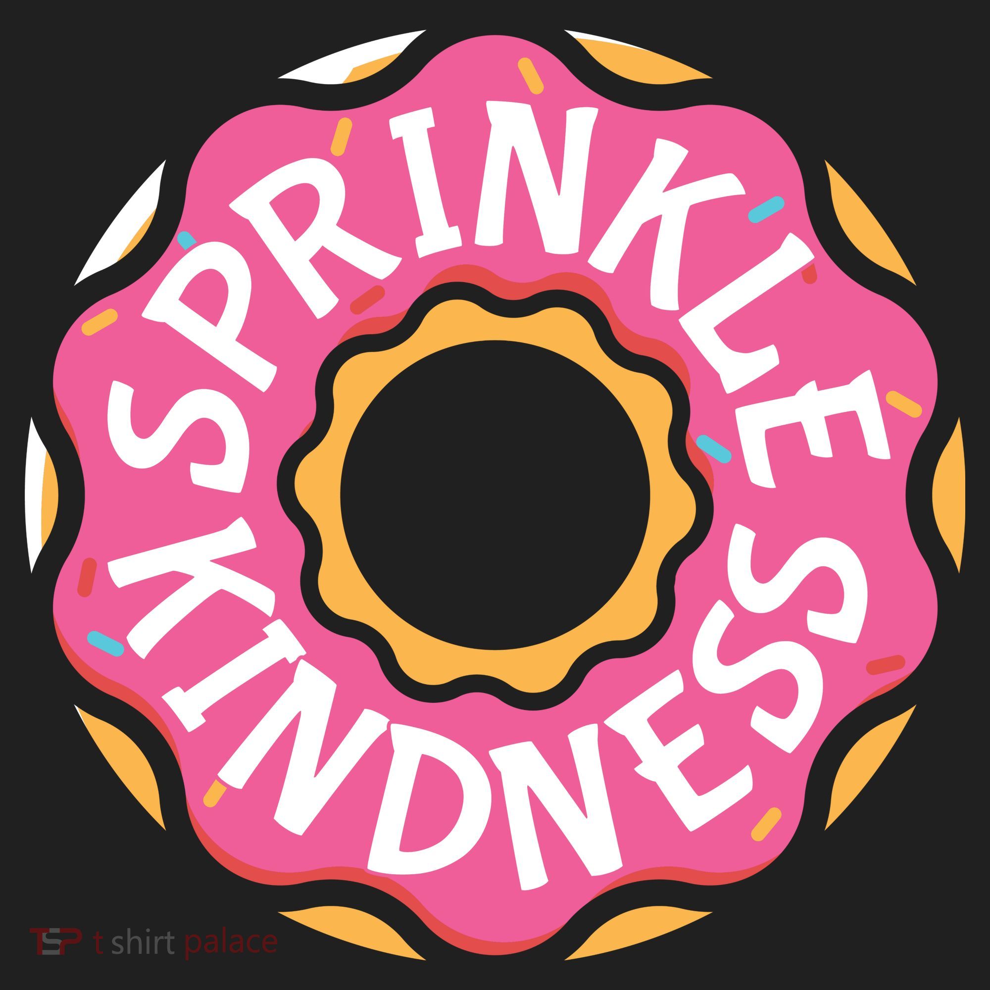 Sprinkle Kindness Donut Graphic Plus Size Shirt For Girl Boy Unisex Women's Sweatshirt
