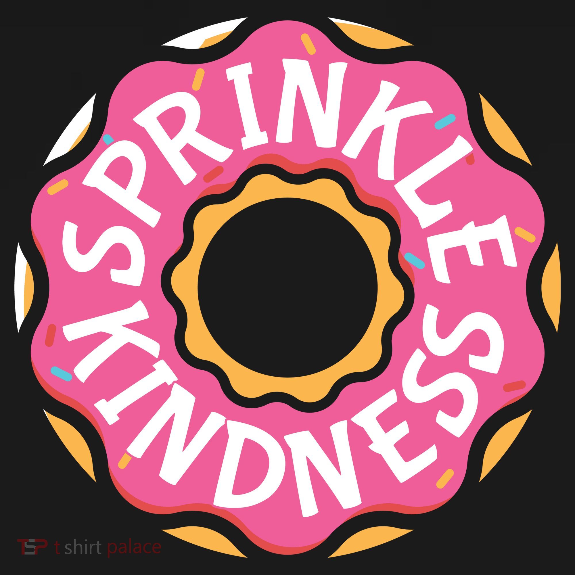Sprinkle Kindness Donut Graphic Plus Size Shirt For Girl Boy Unisex Backpack