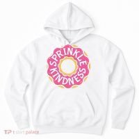 Sprinkle Kindness Donut Graphic Plus Size Shirt For Girl Boy Unisex Hoodie thumb 0