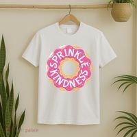 Sprinkle Kindness Donut Graphic Plus Size Shirt For Girl Boy Unisex T-Shirt thumb 2