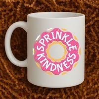 Sprinkle Kindness Donut Graphic Plus Size Shirt For Girl Boy Unisex Coffee Mug thumb 2