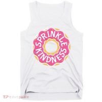 Sprinkle Kindness Donut Graphic Plus Size Shirt For Girl Boy Unisex Tank Top thumb 0