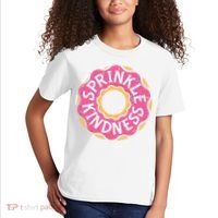Sprinkle Kindness Donut Graphic Plus Size Shirt For Girl Boy Unisex Kids T-Shirt thumb 2