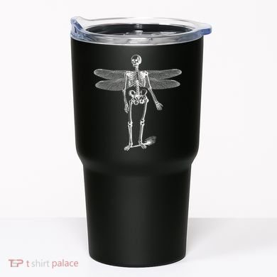 Skeleton Fairy Grunge Tumbler