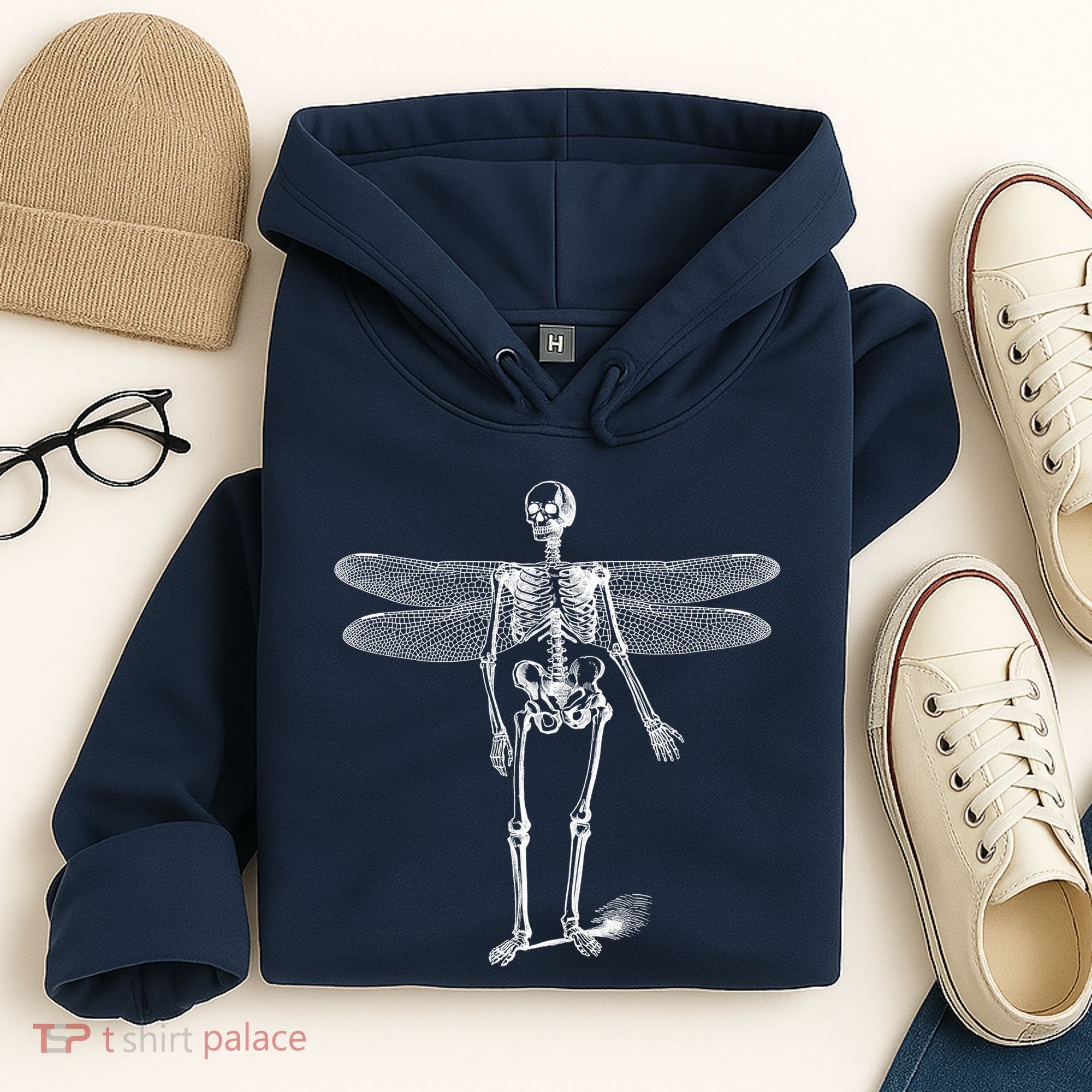 Skeleton Fairy Grunge Hoodie