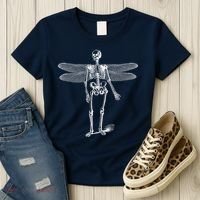 Skeleton Fairy Grunge Women's T-Shirt thumb 3