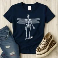Skeleton Fairy Grunge Women's T-Shirt thumb 3