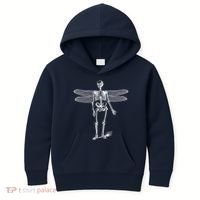 Skeleton Fairy Grunge Kids Hoodie thumb 0