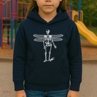 Skeleton Fairy Grunge Kids Hoodie thumb 3
