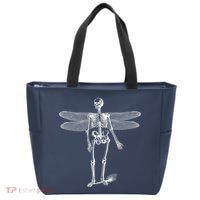Skeleton Fairy Grunge Tote Bag thumb 0