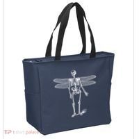 Skeleton Fairy Grunge Tote Bag thumb 2
