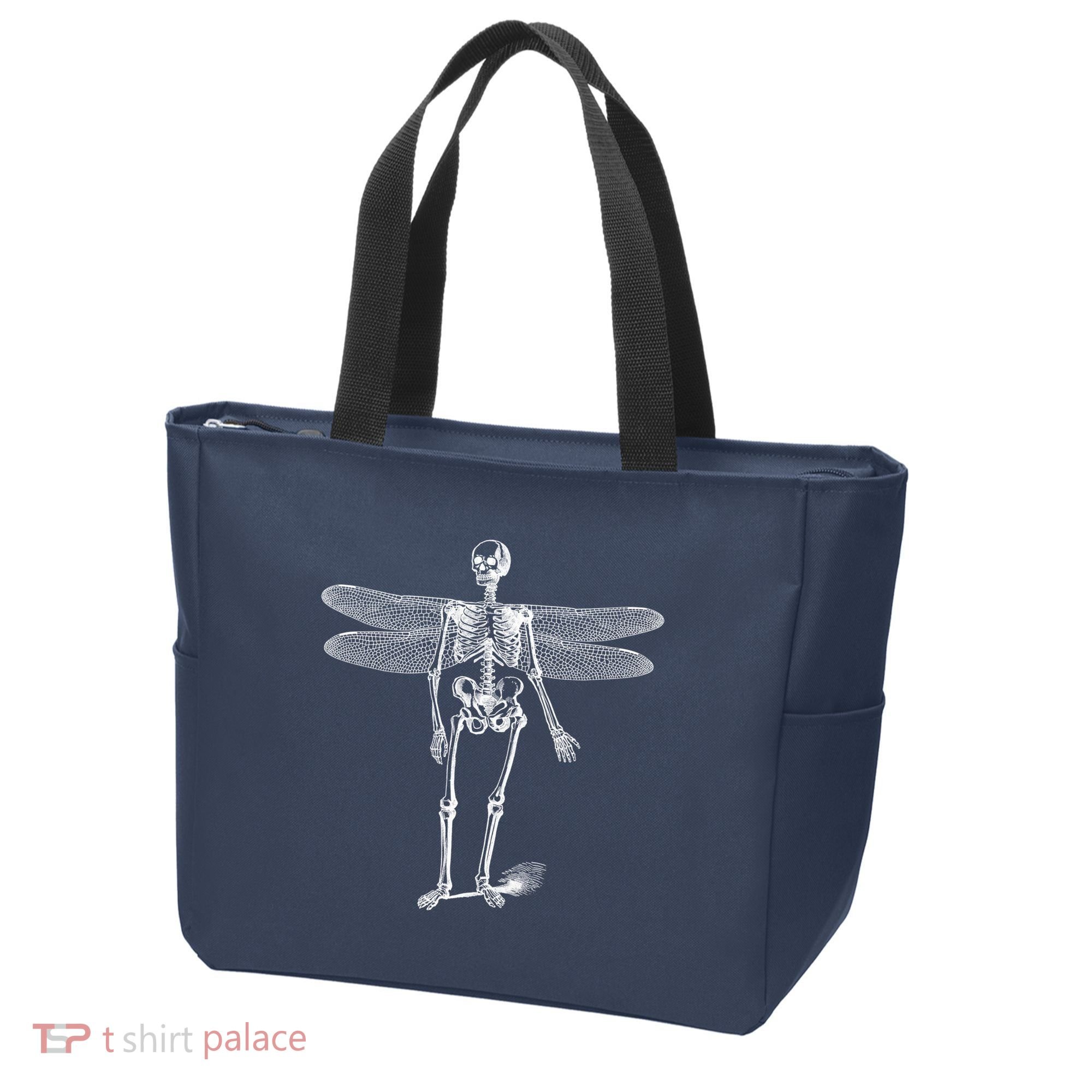 Skeleton Fairy Grunge Tote Bag