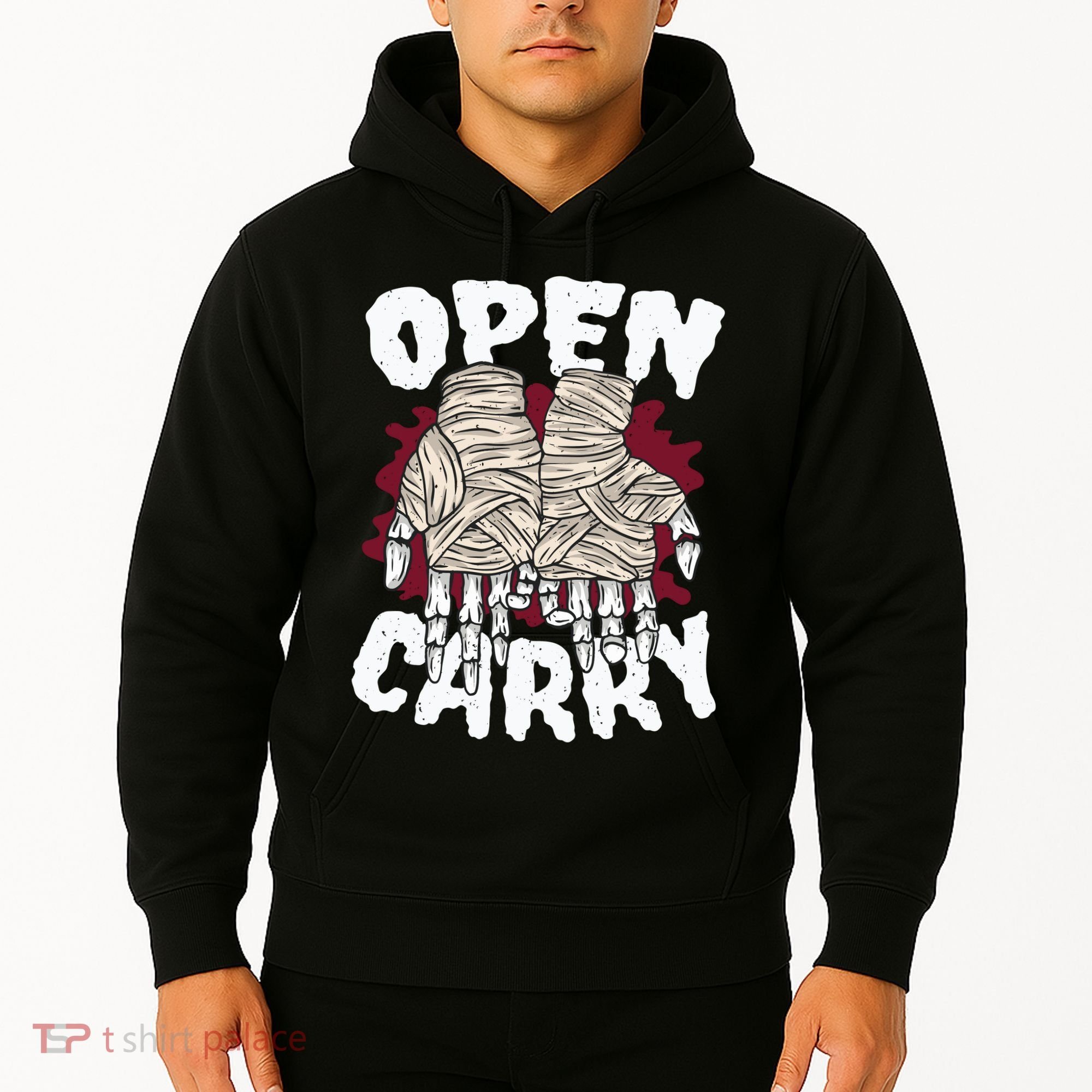 Skeleton Open Carry Boxing Hoodie