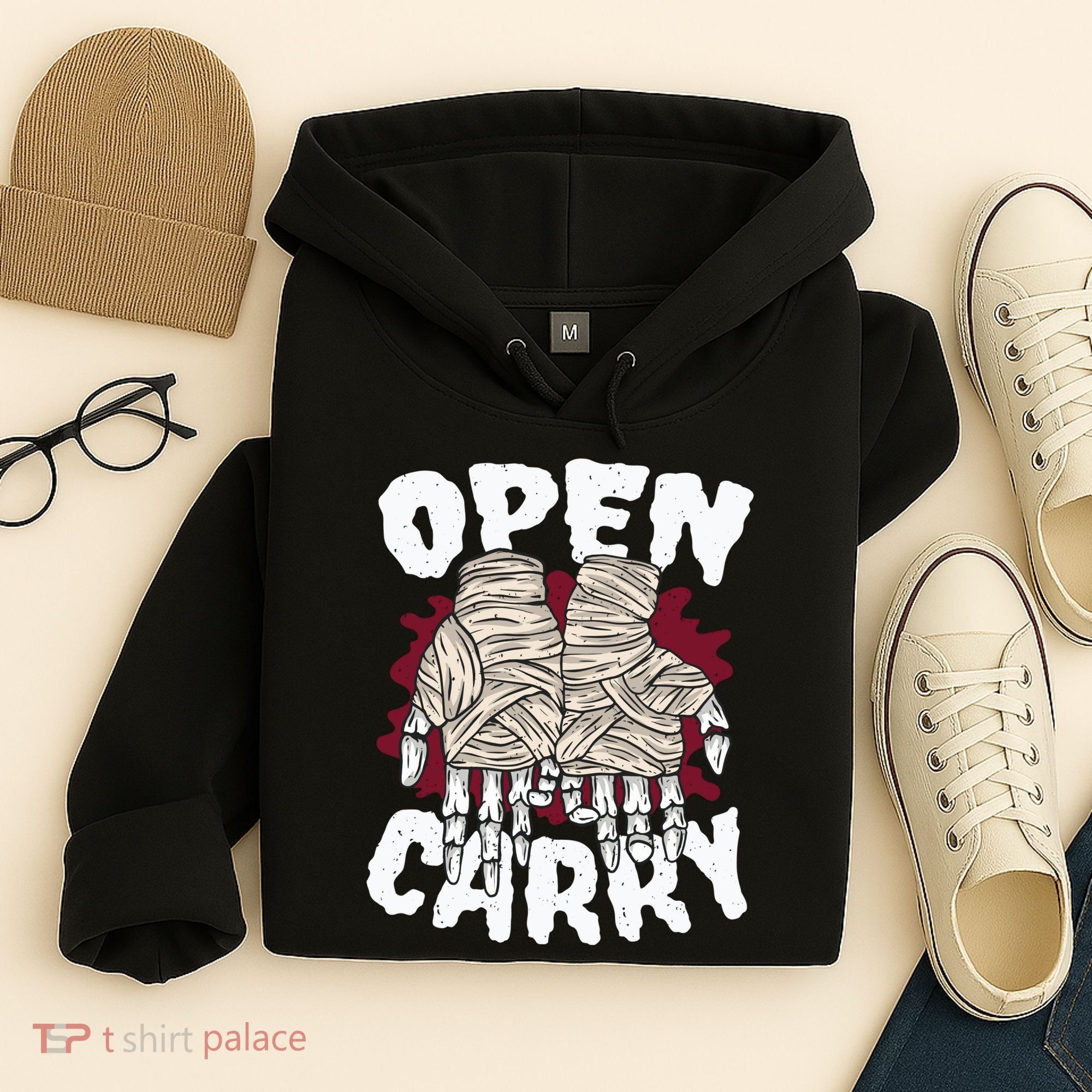 Skeleton Open Carry Boxing Hoodie