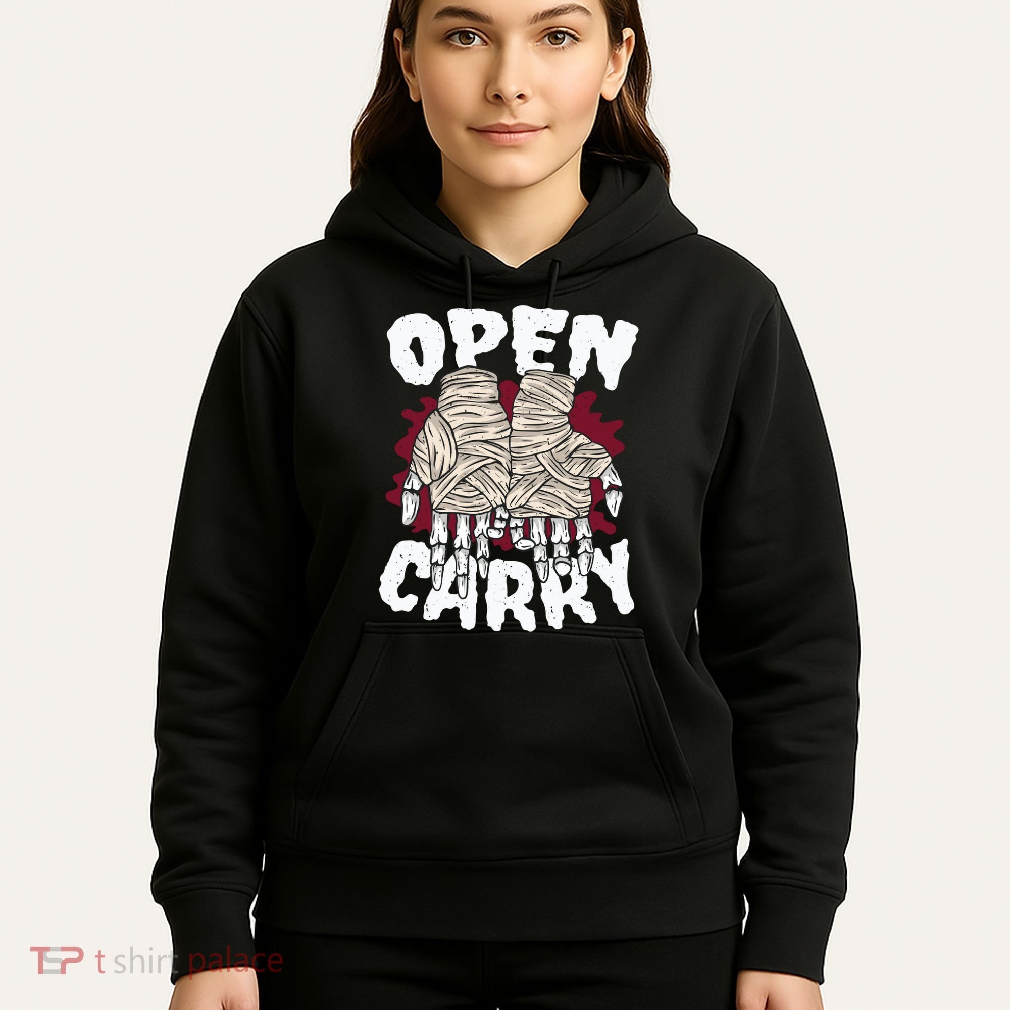 Skeleton Open Carry Boxing Hoodie