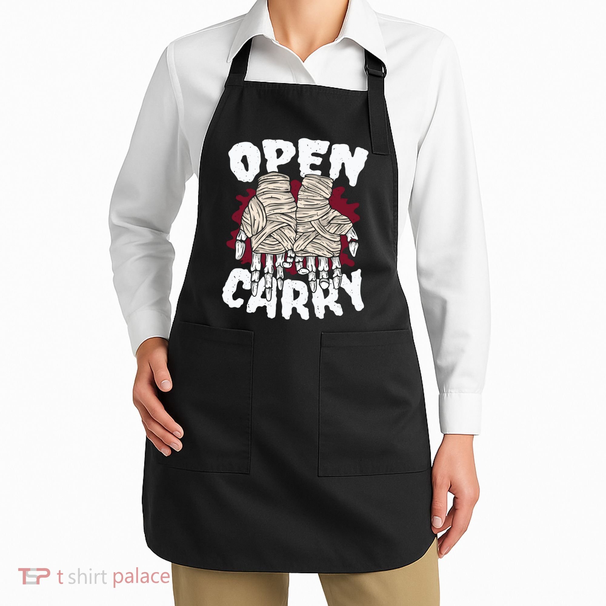 Skeleton Open Carry Boxing Apron