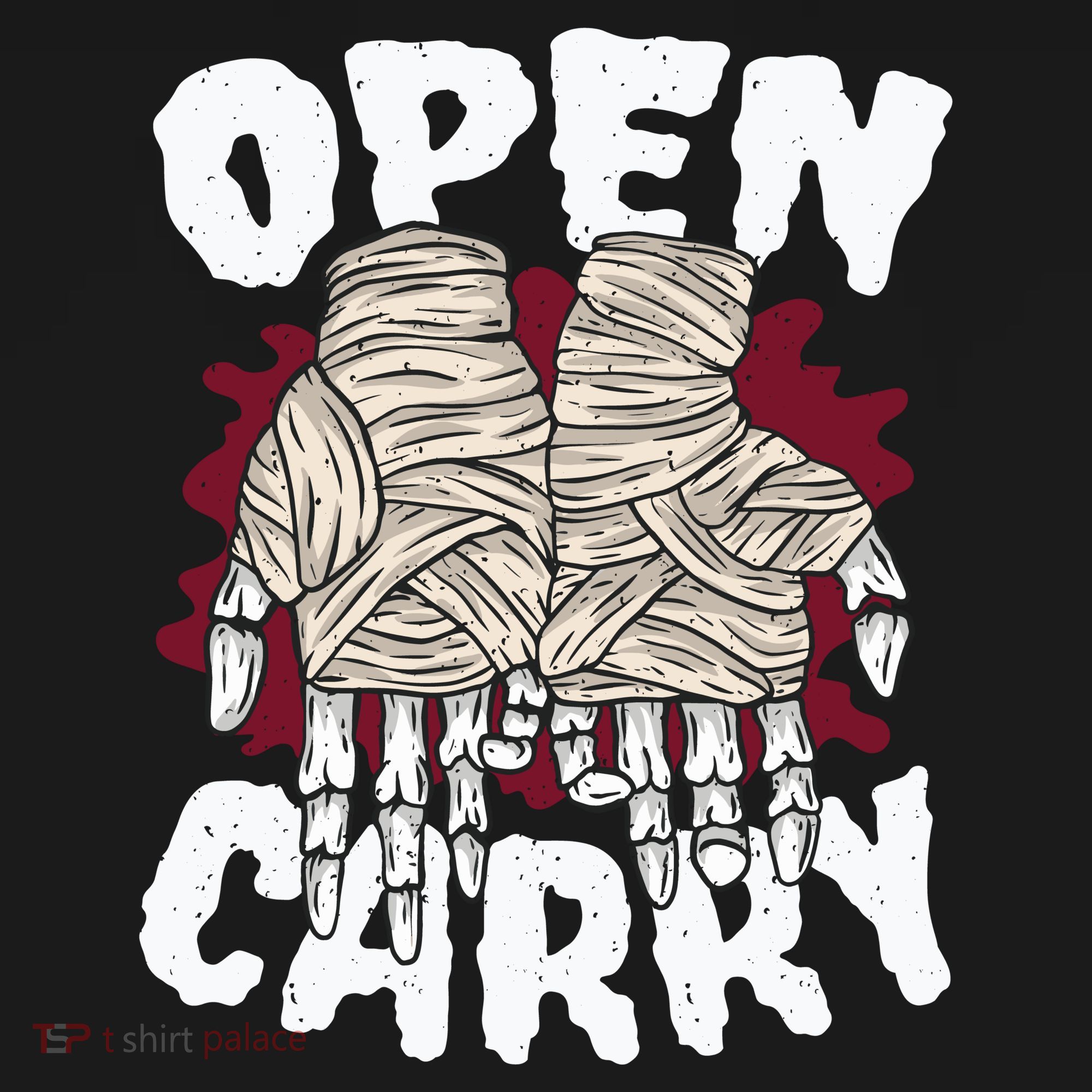 Skeleton Open Carry Boxing Apron