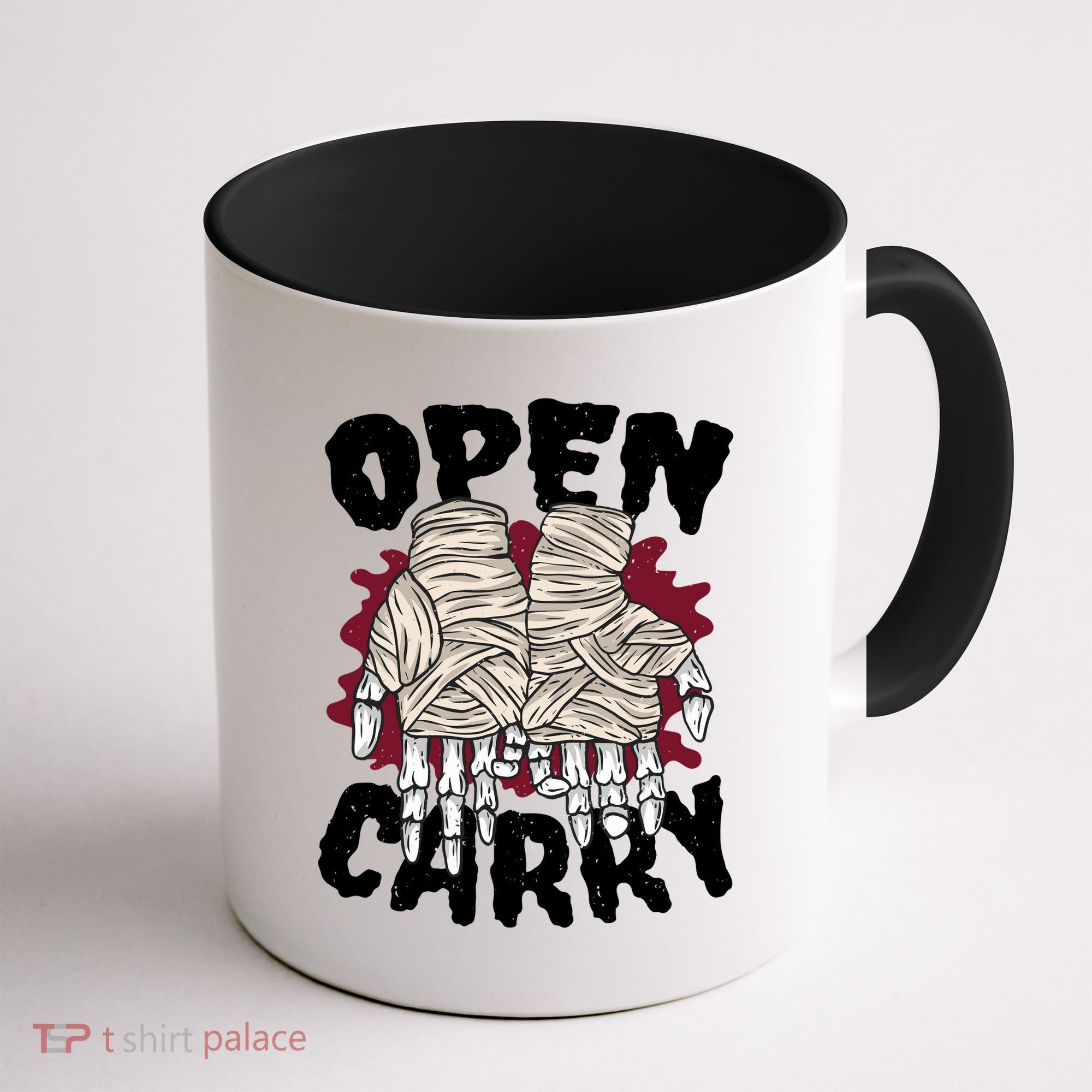 Skeleton Open Carry Boxing Coffee Mug