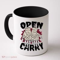 Skeleton Open Carry Boxing Coffee Mug thumb 0