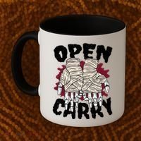 Skeleton Open Carry Boxing Coffee Mug thumb 2