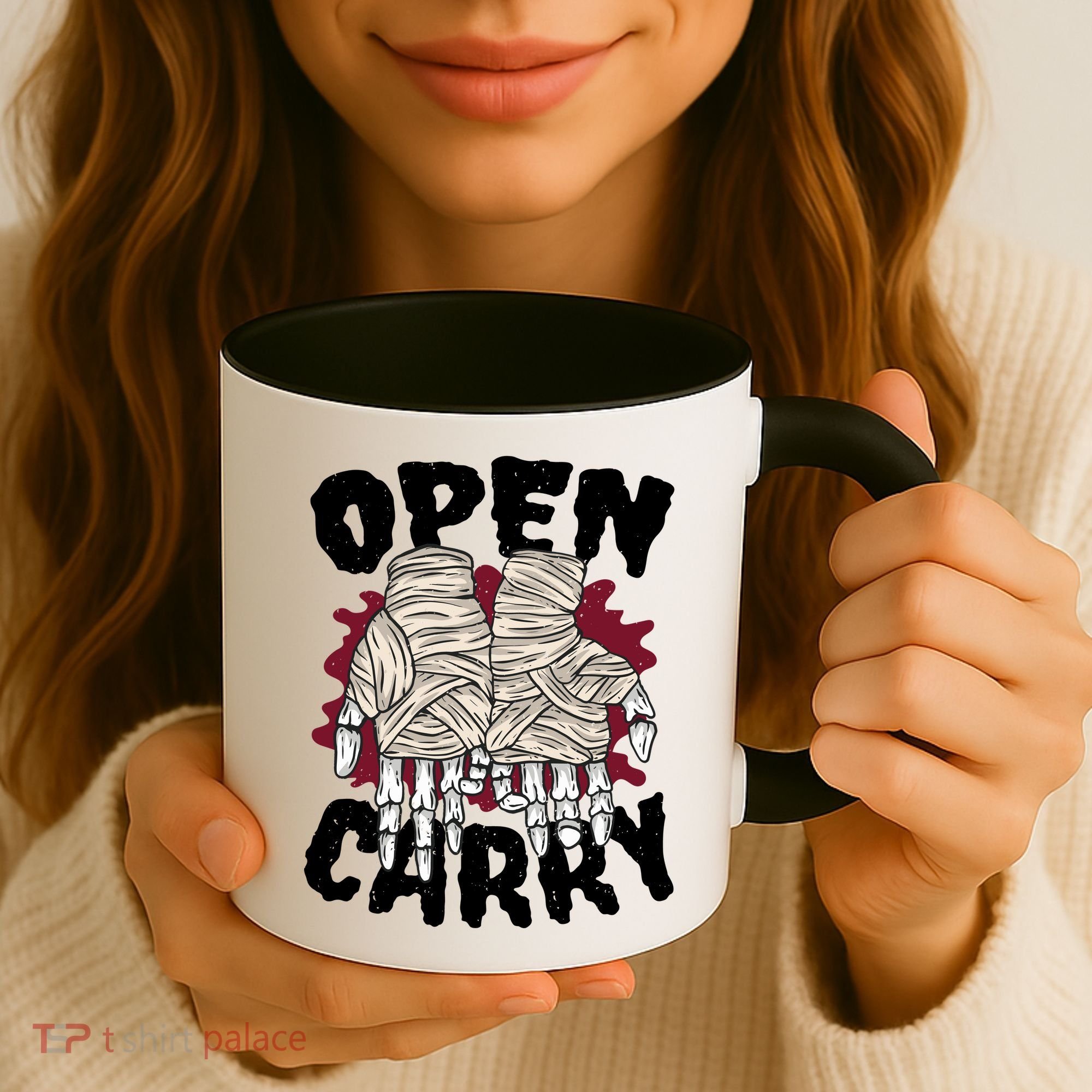 Skeleton Open Carry Boxing Coffee Mug