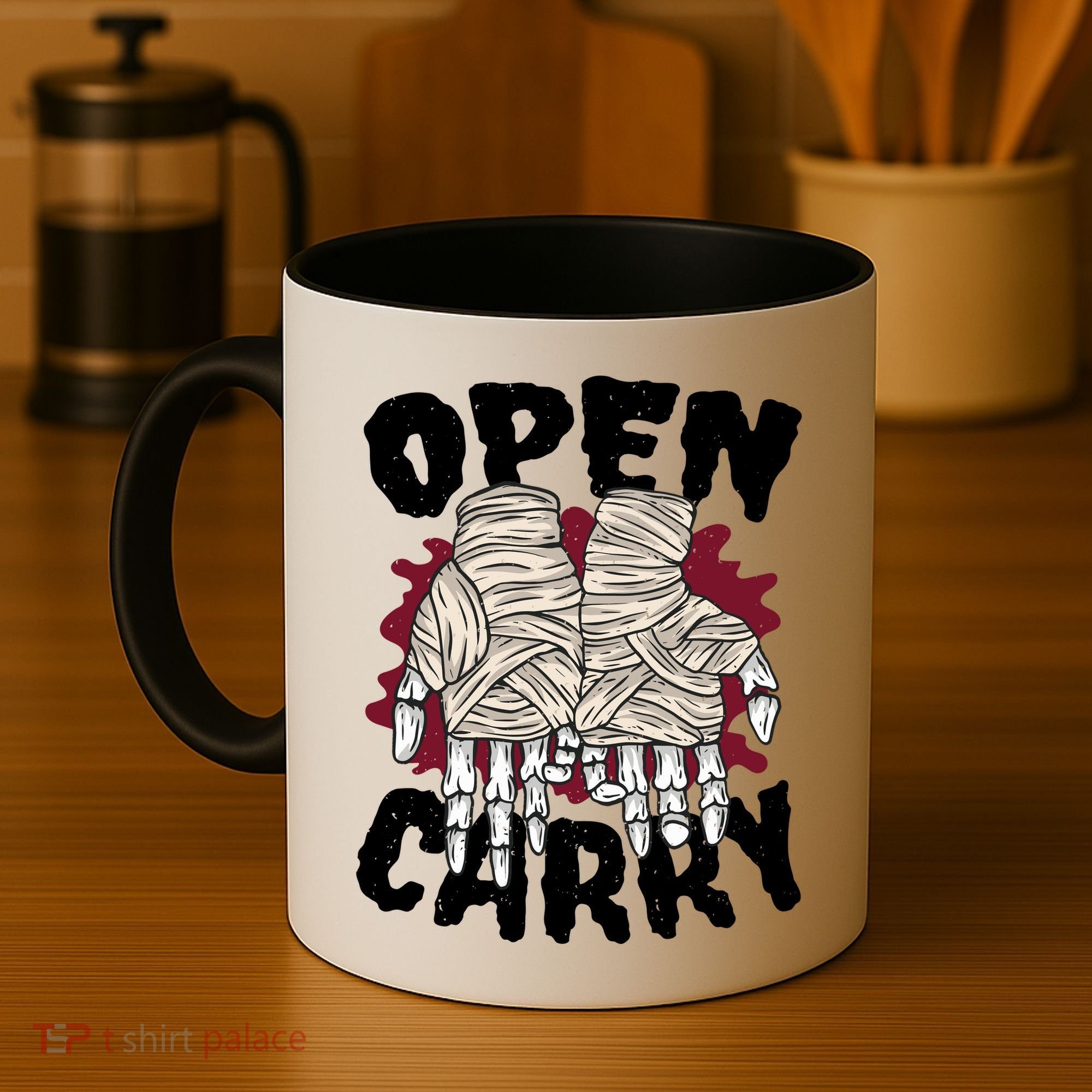 Skeleton Open Carry Boxing Coffee Mug