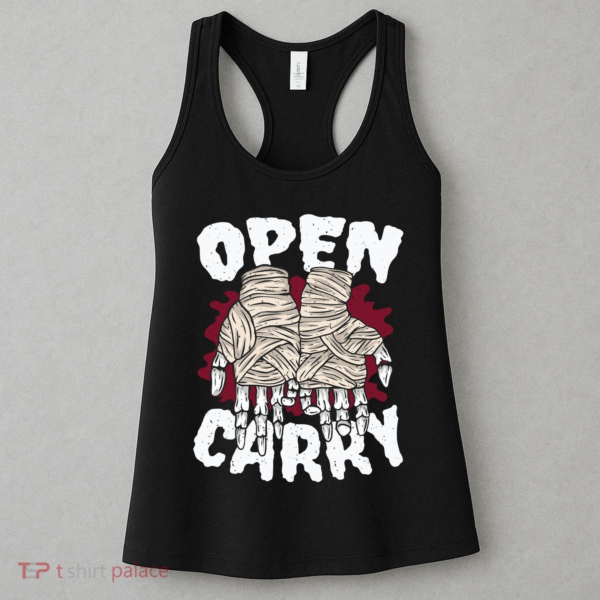 Skeleton Open Carry Boxing Women's Tank Top
