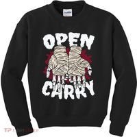 Skeleton Open Carry Boxing Kids Sweatshirt thumb 0