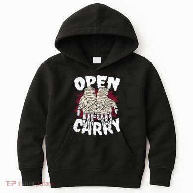 Skeleton Open Carry Boxing Kids Hoodie