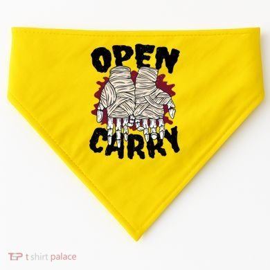 Skeleton Open Carry Boxing USA-Made Doggie Bandana
