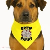 Skeleton Open Carry Boxing USA-Made Doggie Bandana thumb 1