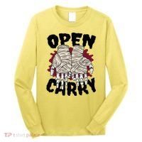 Skeleton Open Carry Boxing Long Sleeve Shirt thumb 0