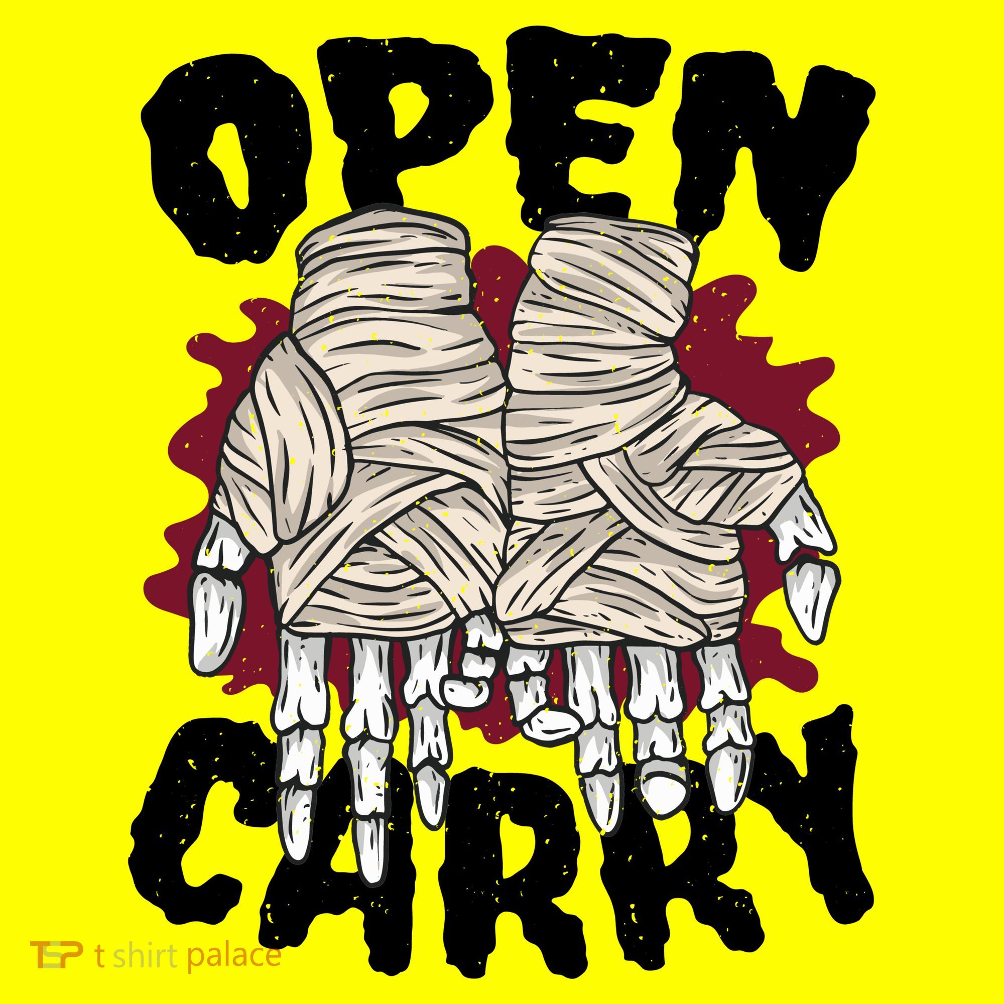 Skeleton Open Carry Boxing T-Shirt