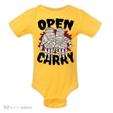 Skeleton Open Carry Boxing Baby Bodysuit