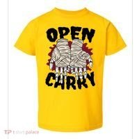 Skeleton Open Carry Boxing Toddler T-Shirt thumb 0