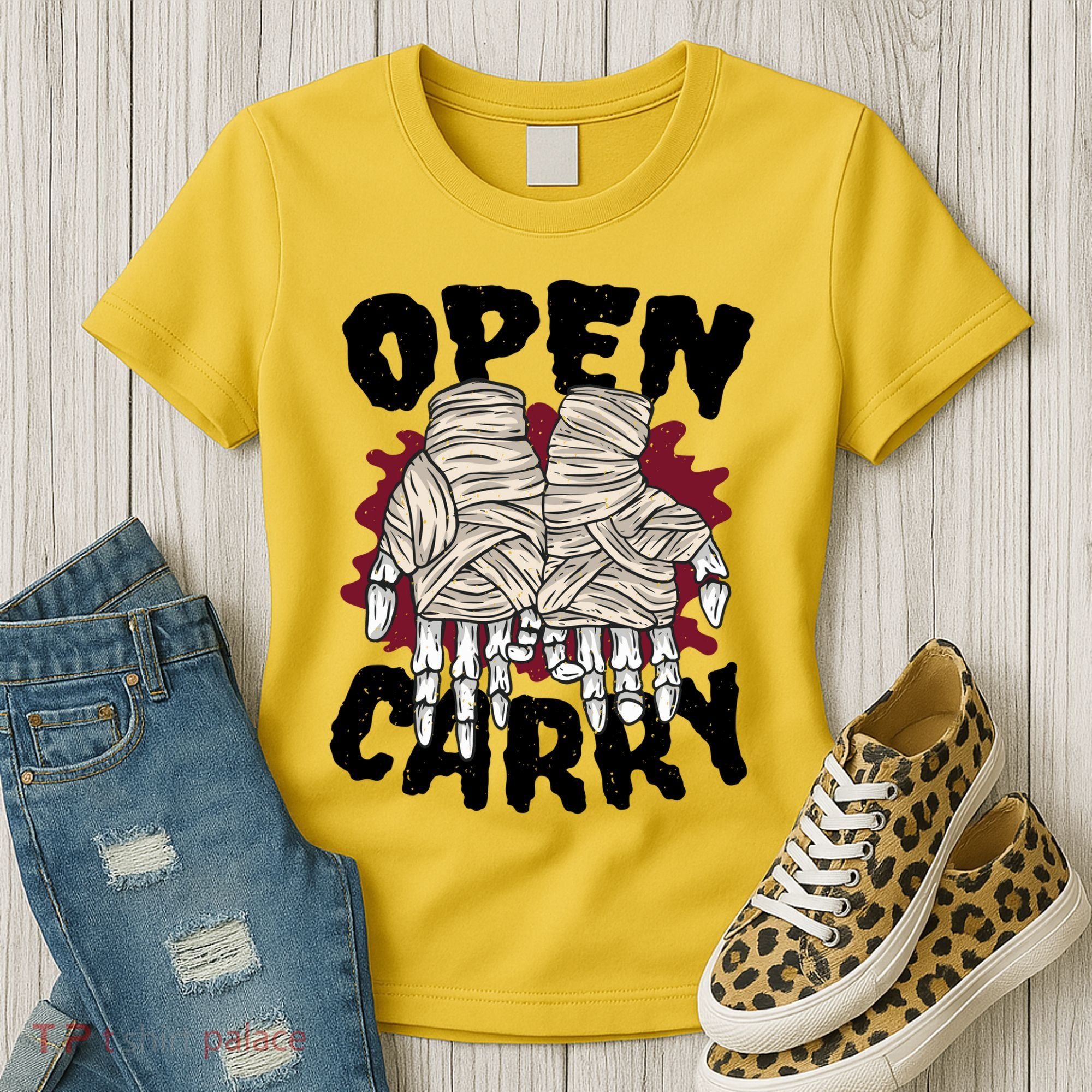 Skeleton Open Carry Boxing Women's T-Shirt