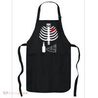 Skeleton Pizza Beer Rib cage Apron thumb 0