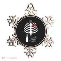 Skeleton Pizza Beer Rib cage Ornament thumb 0